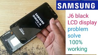 Samsung J6 black display fix  phone screen cracked Repair near me lc rpair  fix my touch screen [upl. by Emlynne]