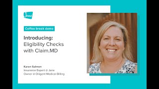 Eligibility Checks with ClaimMD [upl. by Gilmore]