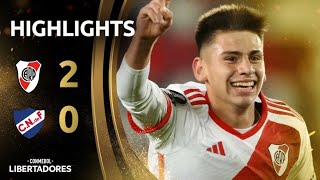 RIVER PLATE vs NACIONAL  HIGHLIGHTS  CONMEBOL LIBERTADORES 2024 [upl. by Eanram]