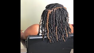 Watch me install individual crochet locs to look like the real thing [upl. by Ydderf577]