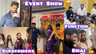 आज फिर जाना पड़ा Event में 😍आज था निशी और मेरा Stage Dance 🔥 Function में मिले भाई सारे बदमाश 💪 [upl. by Graybill]