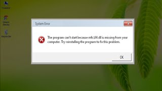 How to Fix MFC100dll Missing Error [upl. by Mellar]