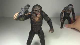 Dawn of the Planet of the Apes Koba 2nd Version NECA Toy Review [upl. by Nilrac483]