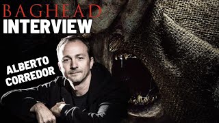 Baghead Interview  Alberto Corredor Lets the Cat Out of the Bag on New Horror Movie  CinemaChords [upl. by Hadwin483]