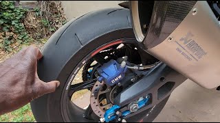 tire review of bridgestone battlax rs11 tires on bmw m1000xr [upl. by Sage]