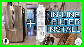 How to Install Inline Refrigerator Filter [upl. by Shenan]