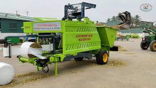 Fully Automated Silage Baler  Innovative silage baler  2226 [upl. by Srednas]