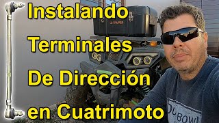 Instalando Terminales De Dirección de ATV Italika en Cuatrimoto Avanzada  Raptor X Vblog452 [upl. by Annola]