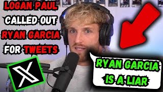 RYAN GARCIA GOT BANNED FOR TWEETS AND LOGAN GOES OFF [upl. by Aicsila]