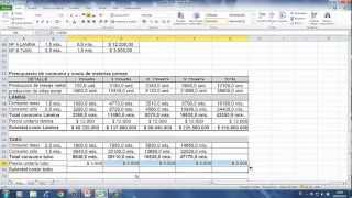 ELABORACION DE PRESUPUESTOS  PRESUPUESTO DE CONSUMO Y COSTO DE MATERIA PRIMA [upl. by Alin]