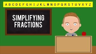 Simplifying Fractions Rap Typography Math [upl. by Kelila]