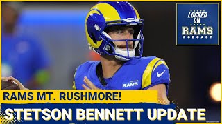 Stetson Bennett Reveals Why He Missed Rookie Season With rams Whos on the Rams Mt Rushmore [upl. by Anzovin121]