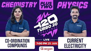 CHEMISTRY🧪⚗️ VS PHYSICS  COORDINATION COMPOUNDS VS CURRENT ELECTRICITY  PLUS TWO  AEGON 💯💥 [upl. by Singband]