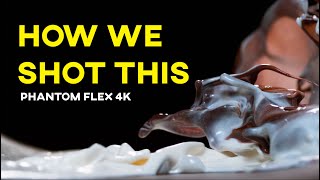 How to shoot slow motion chocolate on a film set [upl. by Madelaine788]