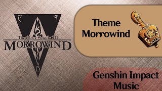 Morrowind Theme  Floral Zither  Genshin Impact Music [upl. by Rafe]