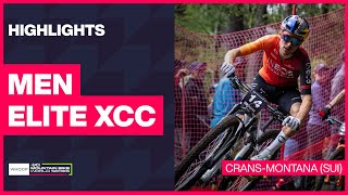 CransMontana  Men Elite XCC Highlights  2024 WHOOP UCI Mountain Bike World Cup [upl. by Artema309]