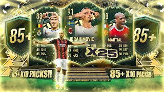 OPENING 25 85x10 RARE PLAYER PACKS   FIFA 22 Ultimate Team [upl. by Pavkovic]