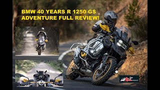 2021 BMW R 1250 GS Adventure 40 Years Edition Review [upl. by Schlessinger789]