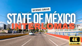 🚙 Driving Through Interlomas State of Mexico  4K HDR  Scenic Drive [upl. by Elleirua]