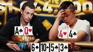 BIG BLUFFS in Million Dollar Cash Game  High Stakes Poker E17 [upl. by Ahsiemat]