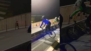 Winter Bmx gate start Subscribe 🥶 bmx race bikelover viral [upl. by Urbain]