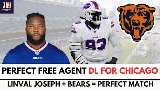 IDEA Bears SHOULD SIGN LINVAL JOSEPH To Boost Defensive Line Room [upl. by Pasho]