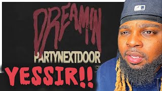 A VIBE  PARTYNEXTDOOR  Dreamin Official Audio  REACTION [upl. by Eimam]