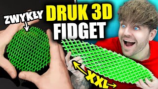 Zrobiłem FIDGET GADŻETY na DRUKARCE 3D Flexi XXL [upl. by Lehar]