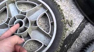 Craftman High Mower Wheel Repair [upl. by Amuh]