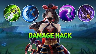 HANABI BEST HIGH DAMAGE HACK BUILD 2023 [upl. by Huttan742]