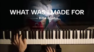 Billie Eilish  What was i made for Piano cover Miao Miao Song TikTok piano [upl. by Chevy]