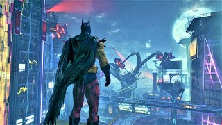 Batman Arkham Knight  Epic Finishing Moves amp Free Roam  PC gameplay [upl. by Ecydnac]