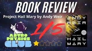 Project Hail Mary Book Review [upl. by Akinyt234]