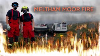 Meltham MoorFire 2024 [upl. by Rice]