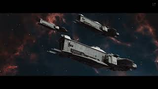 Infinite Lagrange ships traveling and fighting [upl. by Kcin]