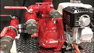 Firefighting PolarisRANGER with WATERAX pump [upl. by Gracye]