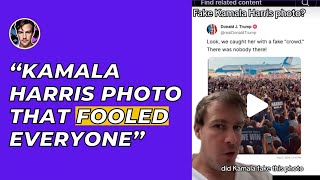 AI Photos in Politics Kamala Harris Controversy and the Future of Digital Truth [upl. by Concoff]