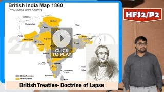 HFS2P2 British Treaties Doctrine of Lapse amp Lord Dalhousie [upl. by Rramahs]