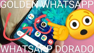 🟢👉🟠 Como CAMBIAR el ICONO de WHATSAPP a DORADO GOLDEN WHATSAPP FÁCIL y RÁPIDO 2024 [upl. by Atalya]