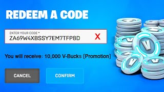 10000 FREE VBUCKS CODE in Fortnite [upl. by Gardiner]