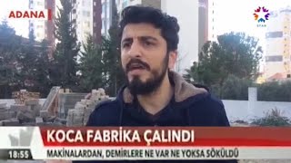 Hırsızlar Koca Fabrikayı Çaldılar  Röportaj Adam [upl. by Dobrinsky]