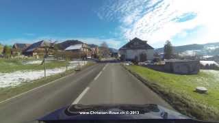 Switzerland 254 Camera on board From Worb to Wiggen GoPro Hero3 UHD4K to 1080p25 [upl. by Dannie]