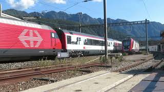 Treno diagnostico SBB Re 460 Bt RABe502 RABe524 RailCare Vectron 193 Rem476 bianca [upl. by Curren467]