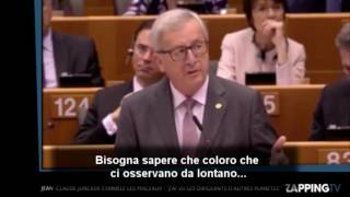 Juncker i quotdirigenti di altri pianetiquot sono preoccupati per lEuropa [upl. by Nanis713]