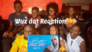 Boity Nasty C  Wuz Dat Official music video Fresh Family Reaction [upl. by Aimaj]