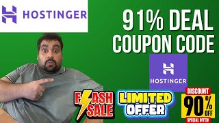 Hostinger Coupon Code 2024  91 OFF LIMITED TIME OFFER Coupon [upl. by Okimik]