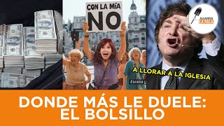 A KRETINA LE PEGARON DONDE MÁS LE DUELE Y PIDE A GRITOS LA JUBILACIÓN MILLONARIA ¡MILEI TENÍA RAZÓN [upl. by Infeld]