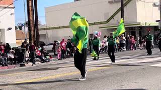 San Pedro 43rd Christmas Parade Narbonne High School marching bandqueeniegee640 [upl. by Callahan415]