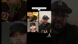 BENZINO CRYING OVER EMINEM BEEF reaction benzino eminem funny shorts drinkchamps podcast [upl. by Toft]