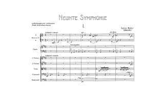 Mahler Symphony No 9 with Score [upl. by Aicilet]